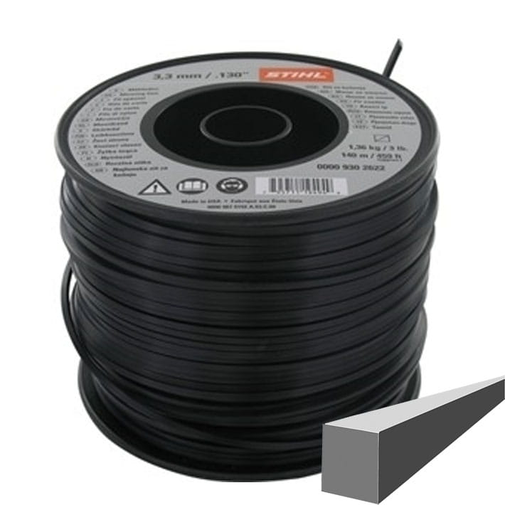 Stihl 3,3 mm x 228 m, Żyłka tnąca kwadratowa
